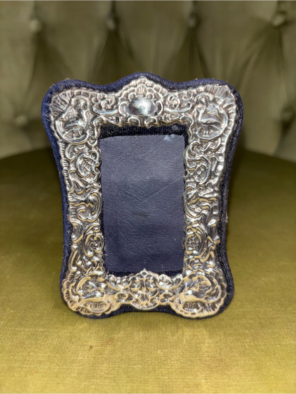 VINTAGE RBB MINIATURE 2.75”X 4” STERLING SILVER PICTURE FRAME
